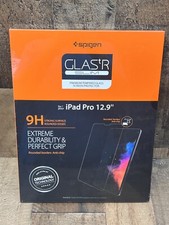 iPad Pro 12.9 in | Spigen [ Glas.tR Slim ] Slim Sensor Opening Screen Protector picture