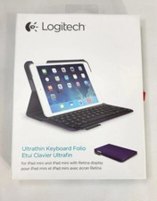 Logitech Ultrathin Keyboard Folio for Tablet / iPad Mini-Purple Case  picture