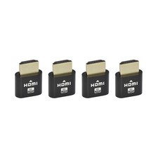 4 pcs 4K HDMI Dummy Plug Virtual Monitor Display Emulator Headless Adapter NEW picture
