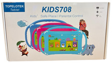 New Kids 7” Rose Pink Tablet Ages 3+ In Protective Case 32GB picture