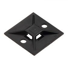 PANDUIT Mount Base with Acrylic Adhesive Tape, Weatherproof Black, 500 Pieces AB picture