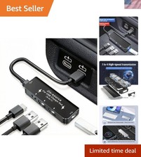 Car Accessories 4-in-1 Car USB Hub Equipped with a Data Interface and Multipl... picture