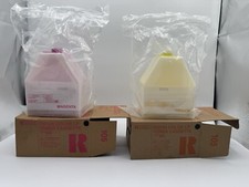 Ricoh Color LP Toner Cassette Type 105 Magneta And Yellow Color Lot Of 2 picture