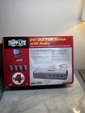 Tripp Lite 4-Port DVI USB KVM Switch with Audio (B004-DUA4-K-R) picture