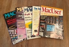 Lot Of 5 VTG Magazines: 3 Macazine 89, MacUser 91, The Somak Collection Catalog picture