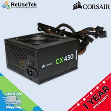 Corsair CX430 430W Power Supply 80 Plus Bronze 120mm Silent Fan Single +12V Rail picture
