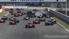 Cars formula one formula 1 race racing game Desk Mat Stitched picture