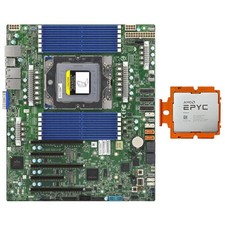 Supermicro H13SSL-N Rev 1.0 ATX Motherboard + AMD EPYC 9654 QS 96Core CPU Combos picture