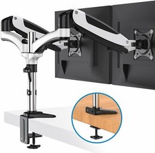 Dual Monitor Mount, Full Motion Monitor Arm Stand, Height Adjustable picture