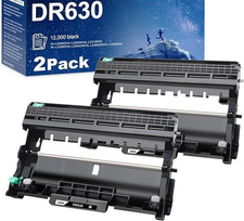 DR630 Drum Unit (2-Pack) for Brother HL/MFC Printers Not Toner New Sealed picture