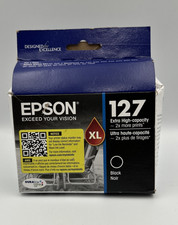 NIP - Genuine OEM Epson T127120 XL Ink Cartridge - Black | exp: 06.2028 picture