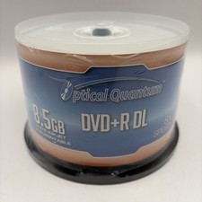 50 OQ 8x 8.5GB GLOSSY White Inkjet Printable DVD+R DL Double Layer OQDPRDL08GWIP picture
