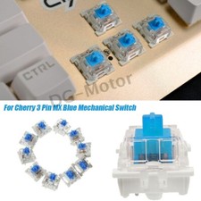 RGB LED Backlight Blue Mechanical Switch Keyboard Replacement For Cherry MX 3Pin picture