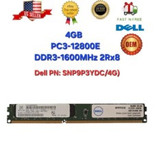 Netlist Dell 4GB DDR3 RAM PC3-12800 1600MHz Desktop Server Memory SNP9P3YDC/4G picture