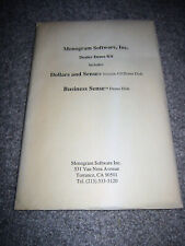 Monogram Software Dealer Demo Kit - Dollars and Sense & Business Sense, Apple II picture
