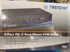 New Sealed TRENDnet TK-401R 4 Port VGA PS/2 Computer KVM Switch picture