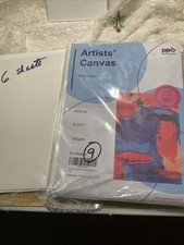 Printable Fabric Sheets, Canvas for Inkjet Printer, 8.5x11