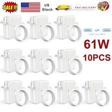 Lot 10pcs 61W USB-C AC Power Adapter Charger for Apple MacBook Air 13 Inch A1708 picture