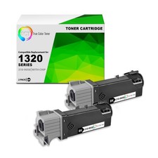 TCT 2PK Black 310-9058 Laser Toner Cartridge For Dell 1320 1320C 1320CN printers picture