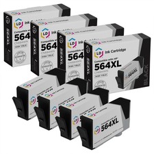 LD Compatible 564XL CB684WN HY Black Ink Cartidge Set of 4 for HP 7510 B109 7520 picture