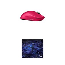 Logitech Pro Wireless Bundle: PRO X SUPERLIGHT 2 + G640 SE - Magenta picture