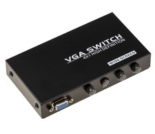 VGA Splitter / Video Switch 4 Ports - METAL CASE picture