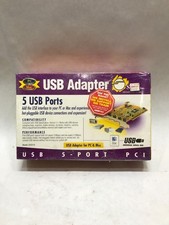 NIB Sealed SIIG US2245 USB 2.0 Adapter 5-Port Host Adapter PCI VTG Adapter - DW picture