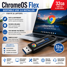 ChromeOS Flex 32GB USB 3.0 Installer - Prepared Bootable Media picture