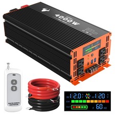 4000 Watt Power Inverter 12V DC to 120V/110V AC for Vehicles Car Converter picture