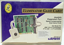 NEW Open Box Gravis Eliminator Game Card ISA Vintage PC Big Box Original Box NOS XT 486 picture