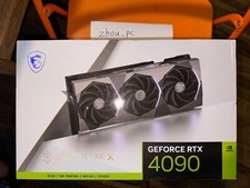 MSI RTX 4090 GAMING Suprim x GPU (No Core & VRAM, for parts) With Box picture