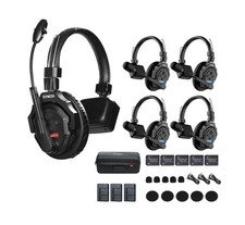 SYNCO XTALK X5 Wireless Headset Intercom System 2.4GHz Full Duplex 400 Meter ... picture