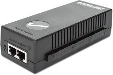 Gigabit Ultra PoE Injector 60W IEEE 802.3af/at Black Four-pair Cat5/Cat6 picture