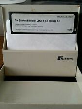 Lotus 1-2-3 Vintage Student Edition Release 2.4, 1994 - 6 Discs in Fellowes Box picture