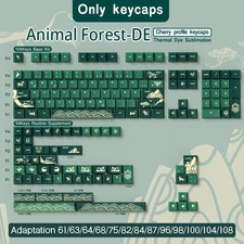 Animal Forest PBT Keycaps 158-Key Cherry Profile Multi-Language Keyboard picture