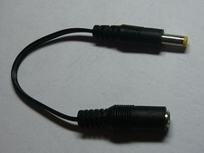 12 pcs DC Power 4.8x1.7mm Male Plug to 5.5x2.1mm Female Jack Cable 7inch 22AWG picture