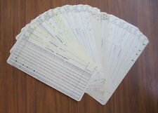 Lot of 20 Vintage Fortran Statement Coding Computer Punch Cards Used picture