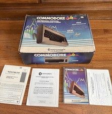 Commodore 64 Computer In Original Box w Cord & User Manual 💥 picture