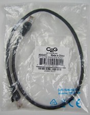 NEW C2G 00401 2ft Cat5e Snagless Unshielded (UTP) Network Patch Cable - Black picture