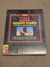 Time Desert Storm War In The Persian Gulf  Mac CD-ROM New Sealed War Documents picture