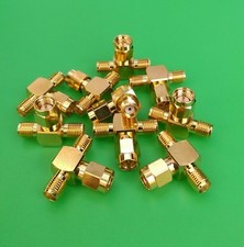 (10 PCS) SMA Male to  Double Female T type RF Connector - USA Seller picture