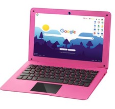 Laptop 10.1'' Quad Core Android 12.0 Lightweight Mini Netbook PC computer pink picture