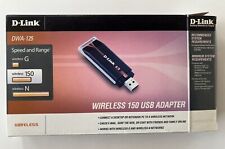 D-link DWA-125 Black Wireless-N 150 USB Adapter with Cable / Dock New open box picture
