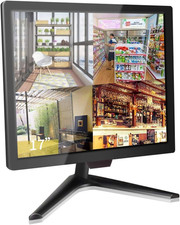 17 Inch CCTV Monitor, Security Monitor Screen, LCD Display for Home Security Cam picture