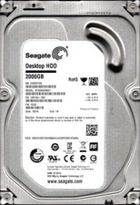 ST2000DM001 P/N: 1ER164-300 F/W: CC43 TK Seagate 2TB Z4Z picture