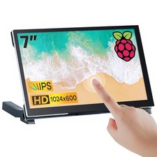 Hosyond 7 Inches Touchscreen IPS LCD Display Panel 1024×600 HDMI Capacitive T... picture