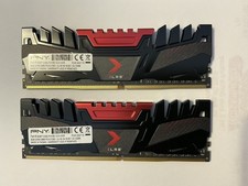 8GBF1X08LFHH35-12-K-HXR PNY XLRB 8GB PC4-21300 DDR4-2666MHz non-ECC Mem x 2 picture