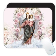 Gift Mousepad : Our Lady of Perpetual Help Catholic Virgin Mary Religious picture