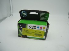 Genuine HP 920 Cyan Magenta Yellow Ink Cartridge New Exp 12-2022 (GT) picture
