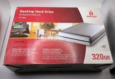 Iomega Desktop Hard Drive, 320 GB 7200 RPM Hi-Speed USB 2.0 Pc/Mac New Open Box picture